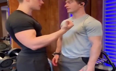 Hot guys at the shower