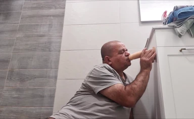 This Dildo Is Great for Sucking - but This Ass Needs Something Harder!