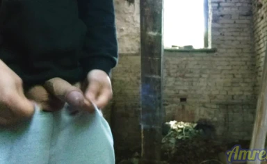 Need a place to cum! Part 6. Dangerous place for orgasm