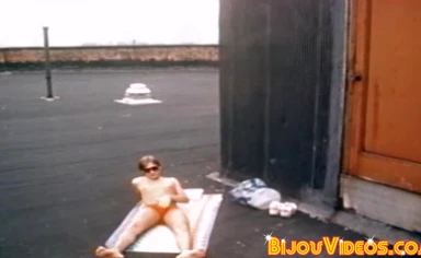 Stud tugs on his cock until it erupts with a bunch of cum