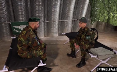 Daniel Trebol gives his fucking goodbye to Sergeant Rick Lennon